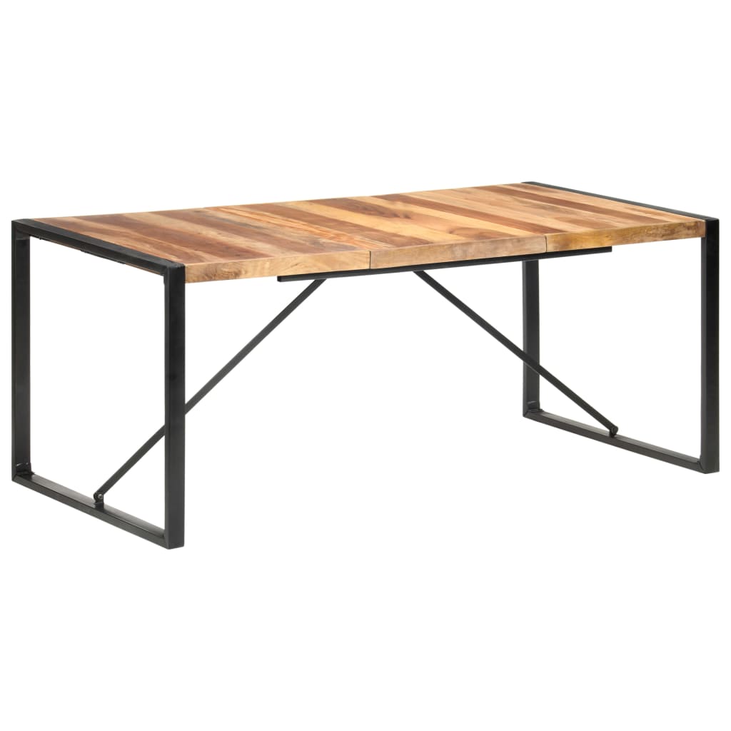 Dining Table 180X90X75 Cm Solid Wood With Sheesham Finish