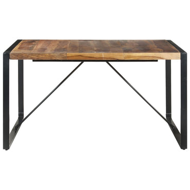 Dining Table 140X140X75 Cm Solid Wood