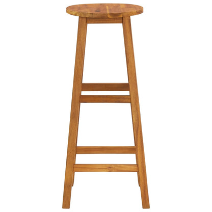 Bar Stools 6 Pcs Solid Acacia Wood