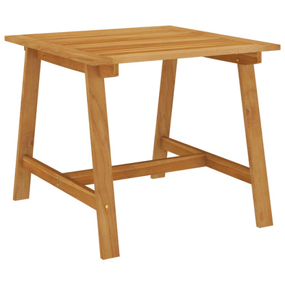 Garden Dining Table 88X88X74 Cm Solid Acacia Wood