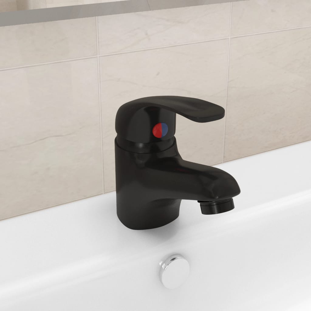 Basin Mixer Tap Black 13X10 Cm