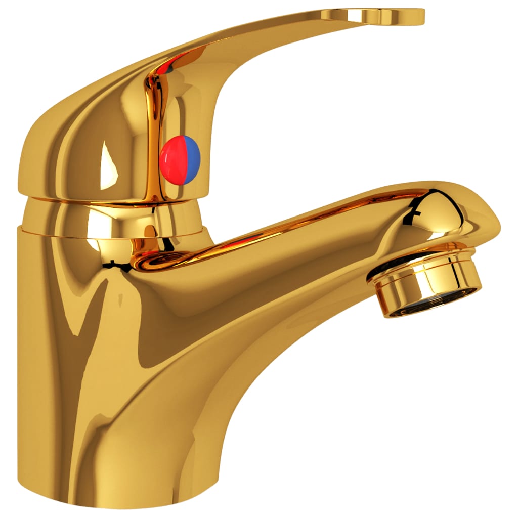 Basin Mixer Tap Gold 13X10 Cm