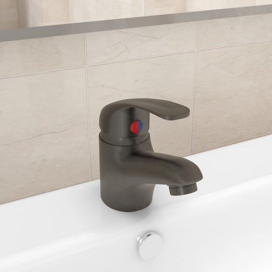 Basin Mixer Tap Grey 13X10 Cm