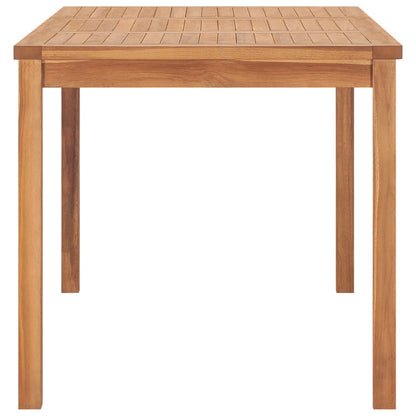 Garden Dining Table 140X80X77 Cm Solid Teak Wood