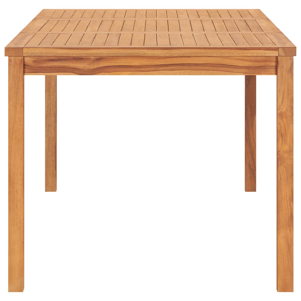 Garden Dining Table 180X90X77 Cm Solid Teak Wood