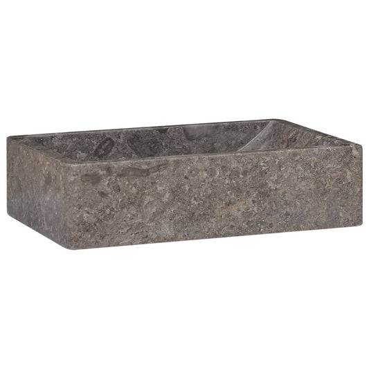 Sink 45X30X12 Cm Marble High Gloss Grey