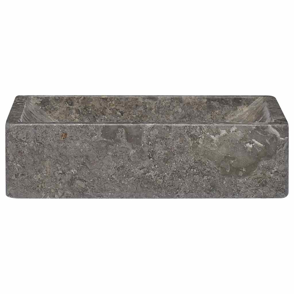 Sink 45X30X12 Cm Marble High Gloss Grey