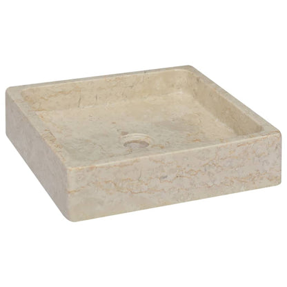 Sink Cream 40X40X10 Cm Marble