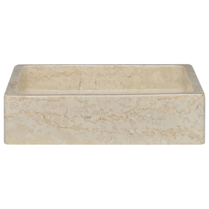 Sink Cream 40X40X10 Cm Marble