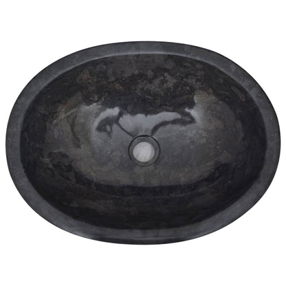 Sink Black 53X40X15 Cm Marble