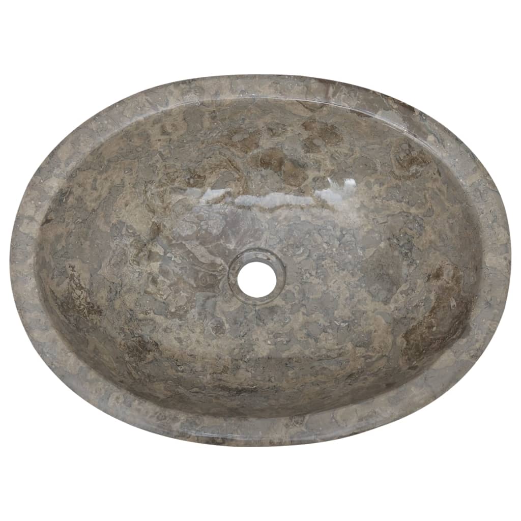 Sink Grey 53X40X15 Cm Marble