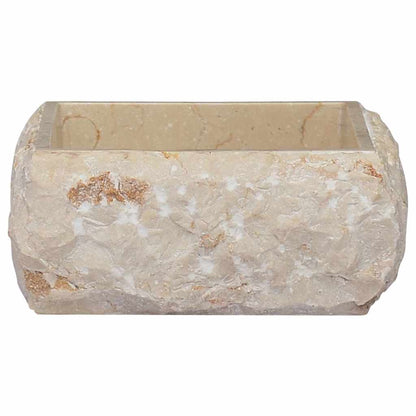 Sink Cream 30X30X13 Cm Marble