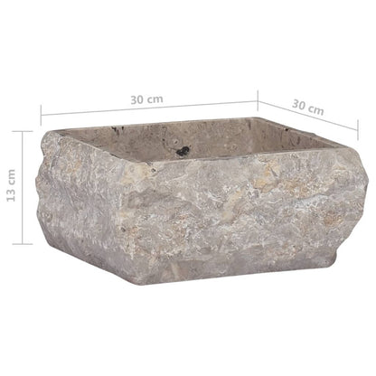 Sink Grey 30X30X13 Cm Marble