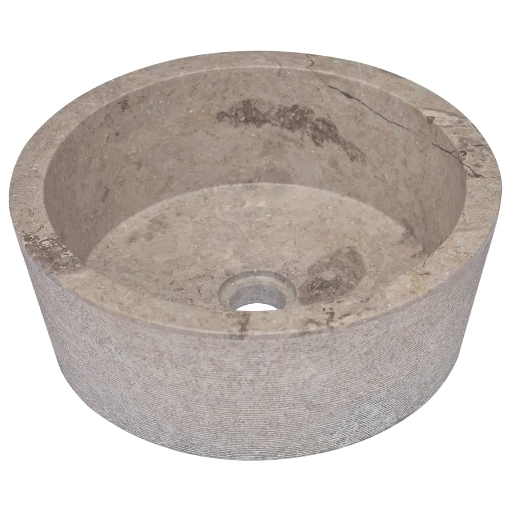 Sink Grey Ø40X15 Cm Marble