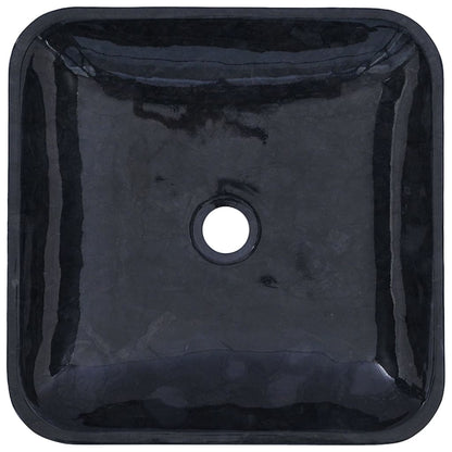 Sink Black 40X40X10 Cm Marble