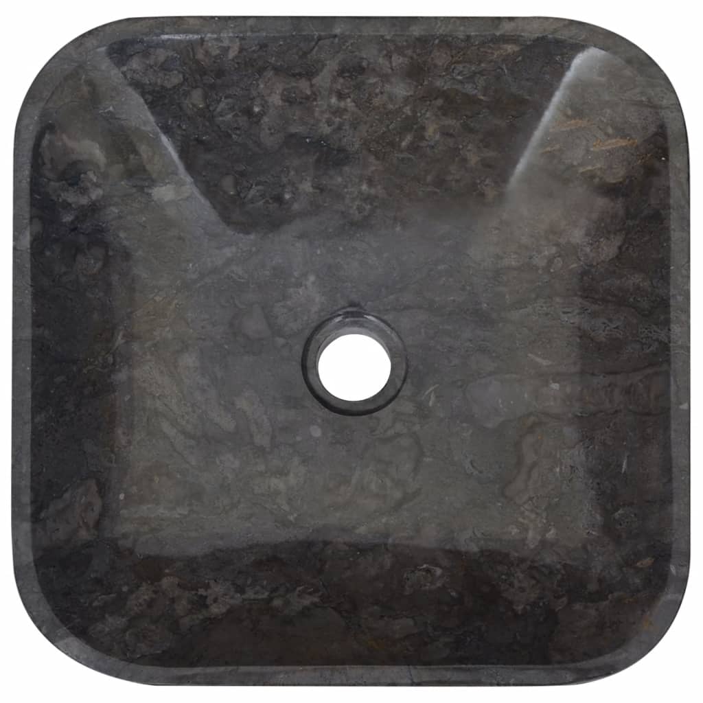 Sink Black 40X40X10 Cm Marble