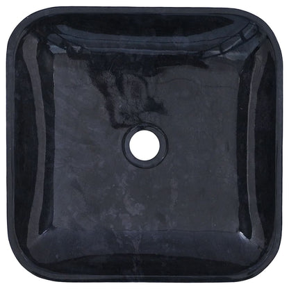 Sink Black 40X40X10 Cm Marble