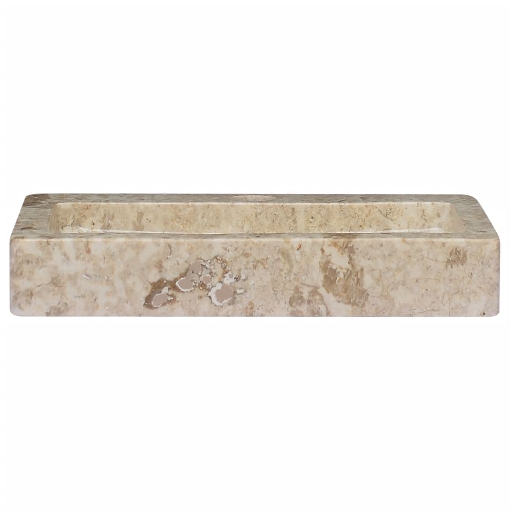 Sink Cream 38X24X6.5 Cm Marble