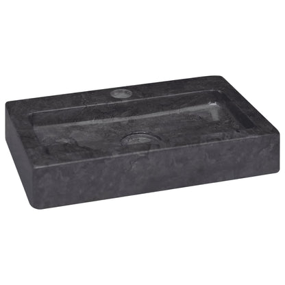 Sink Black 38X24X6.5 Cm Marble