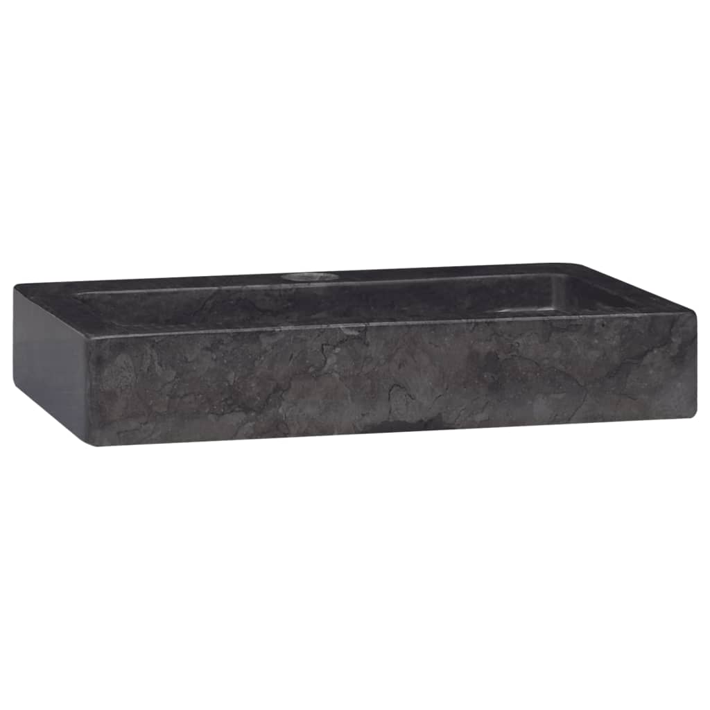 Sink Black 38X24X6.5 Cm Marble