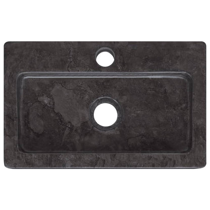 Sink Black 38X24X6.5 Cm Marble