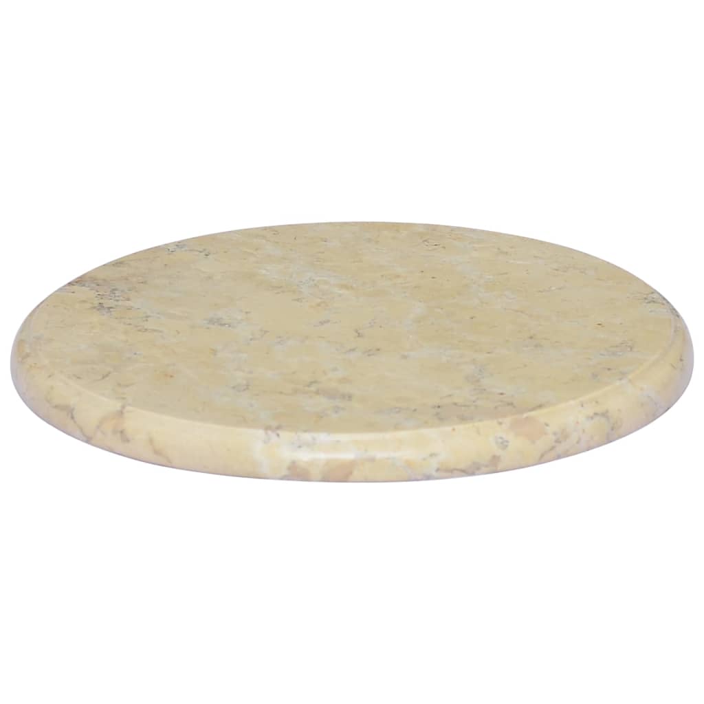 Table Top Cream Ø40X2.5 Cm Marble