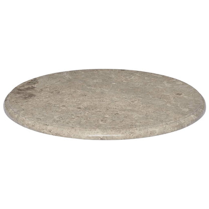 Table Top Grey Ø60X2.5 Cm Marble