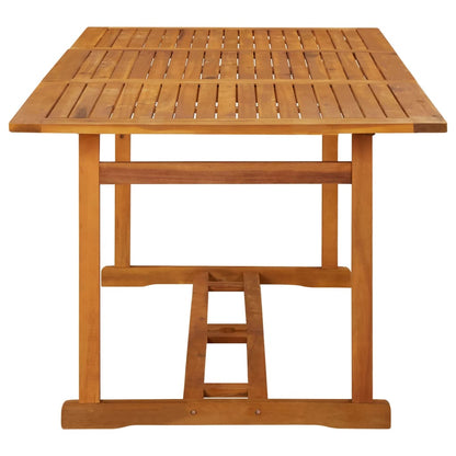 Garden Dining Table 180X90X75 Cm Solid Acacia Wood