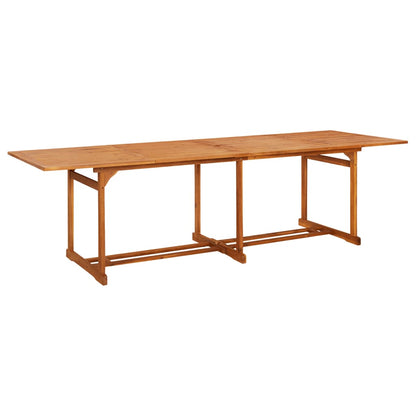 Garden Dining Table 280X90X75 Cm Solid Acacia Wood