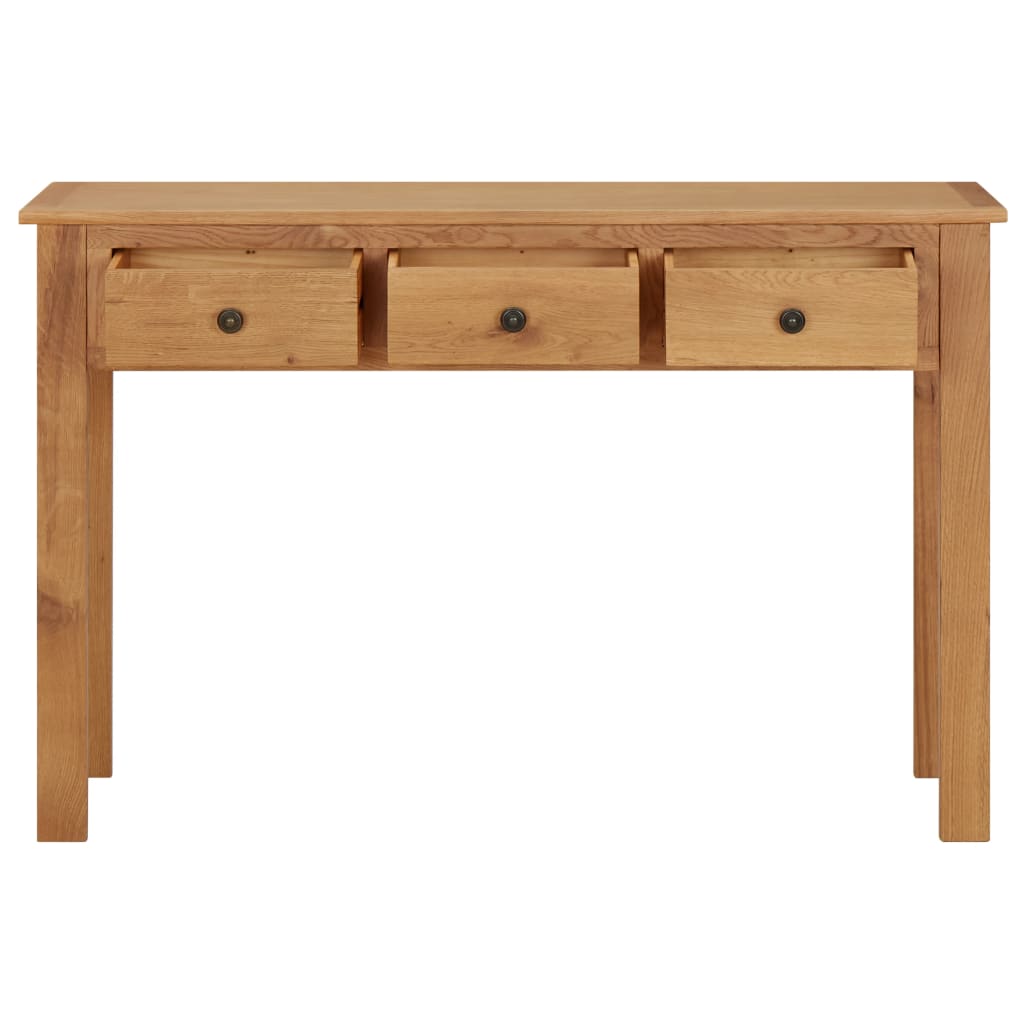 Dressing Table 110X40X75 Cm Solid Oak Wood