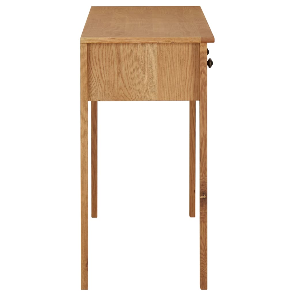 Dressing Table 110X40X75 Cm Solid Oak Wood