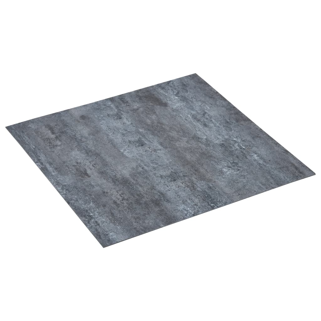 Self-Adhesive Flooring Planks 20 Pcs Pvc 1.86 M² Grey Marble