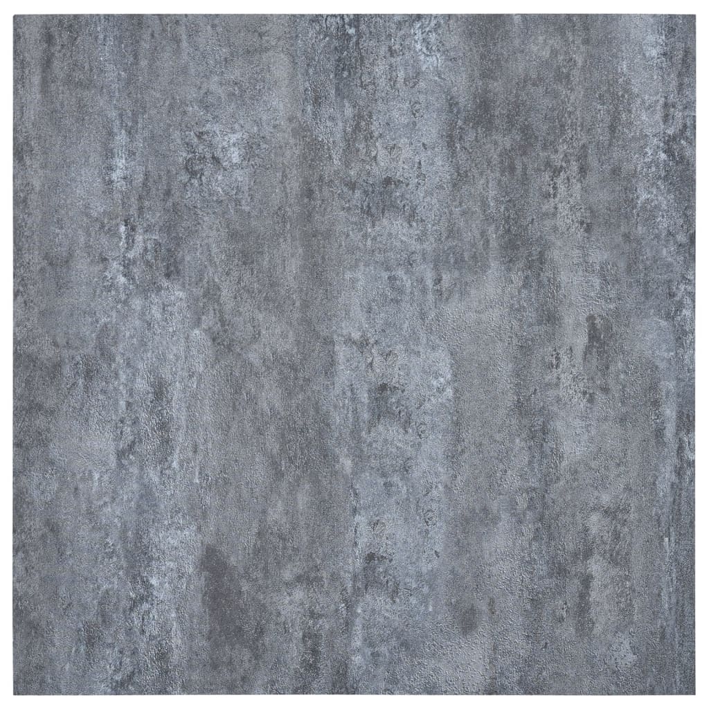 Self-Adhesive Flooring Planks 20 Pcs Pvc 1.86 M² Grey Marble