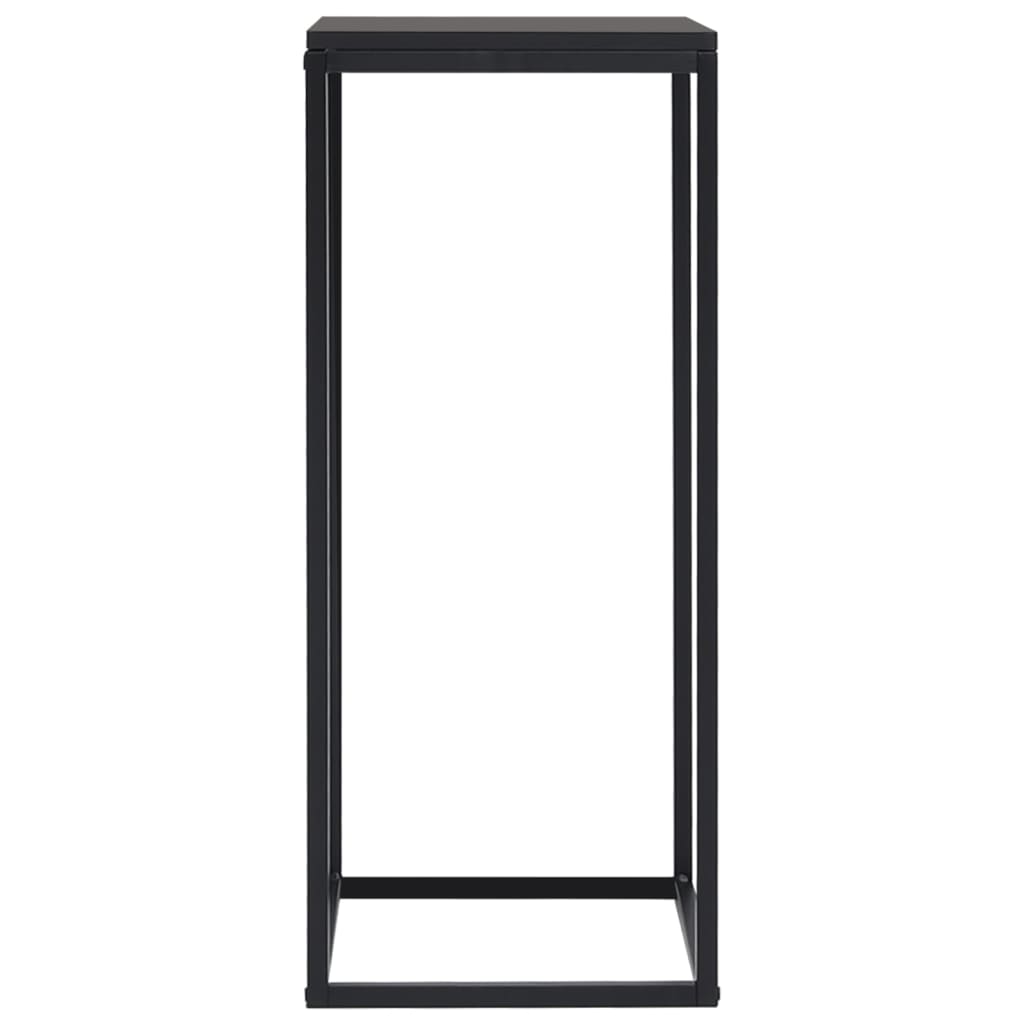 Side Tables 2 Pcs Black Steel