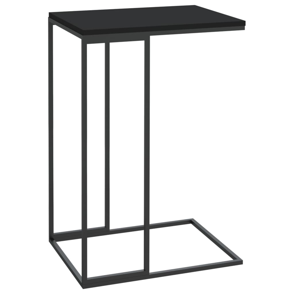 Side Table Black 40X30X59 Cm Engineered Wood