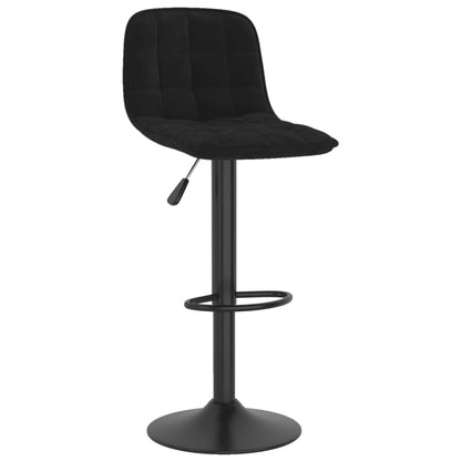 Bar Stools 2 Pcs Black Velvet