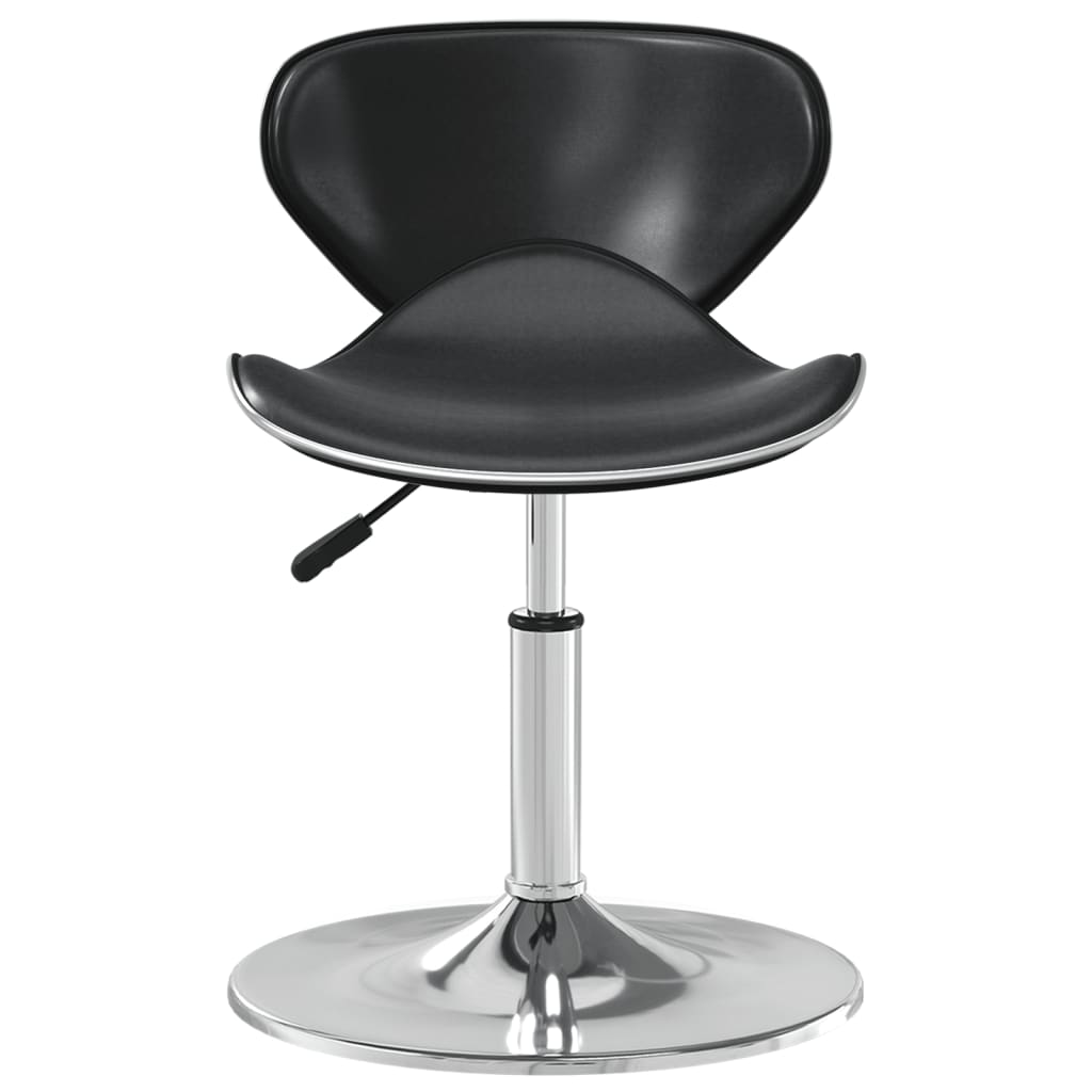 Bar Stool Black Faux Leather