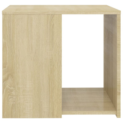 Side Table Sonoma Oak 50X50X45 Cm Engineered Wood