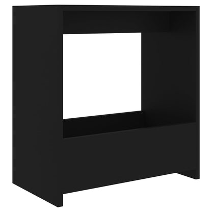 Side Table Black 50X26X50 Cm Engineered Wood