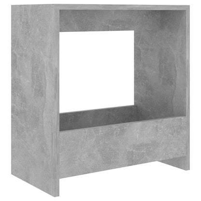 Side Table Concrete Grey 50X26X50 Cm Engineered Wood