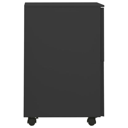 Mobile File Cabinet Anthracite 39X45X67 Cm Steel