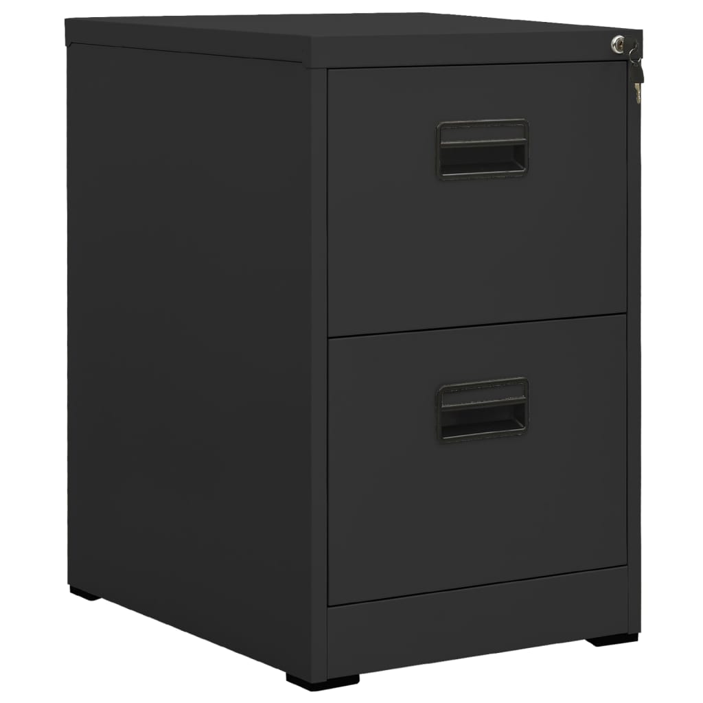 Filing Cabinet Anthracite 46X62X72.5 Cm Steel