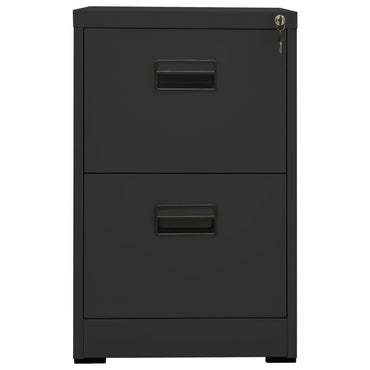 Filing Cabinet Anthracite 46X62X72.5 Cm Steel