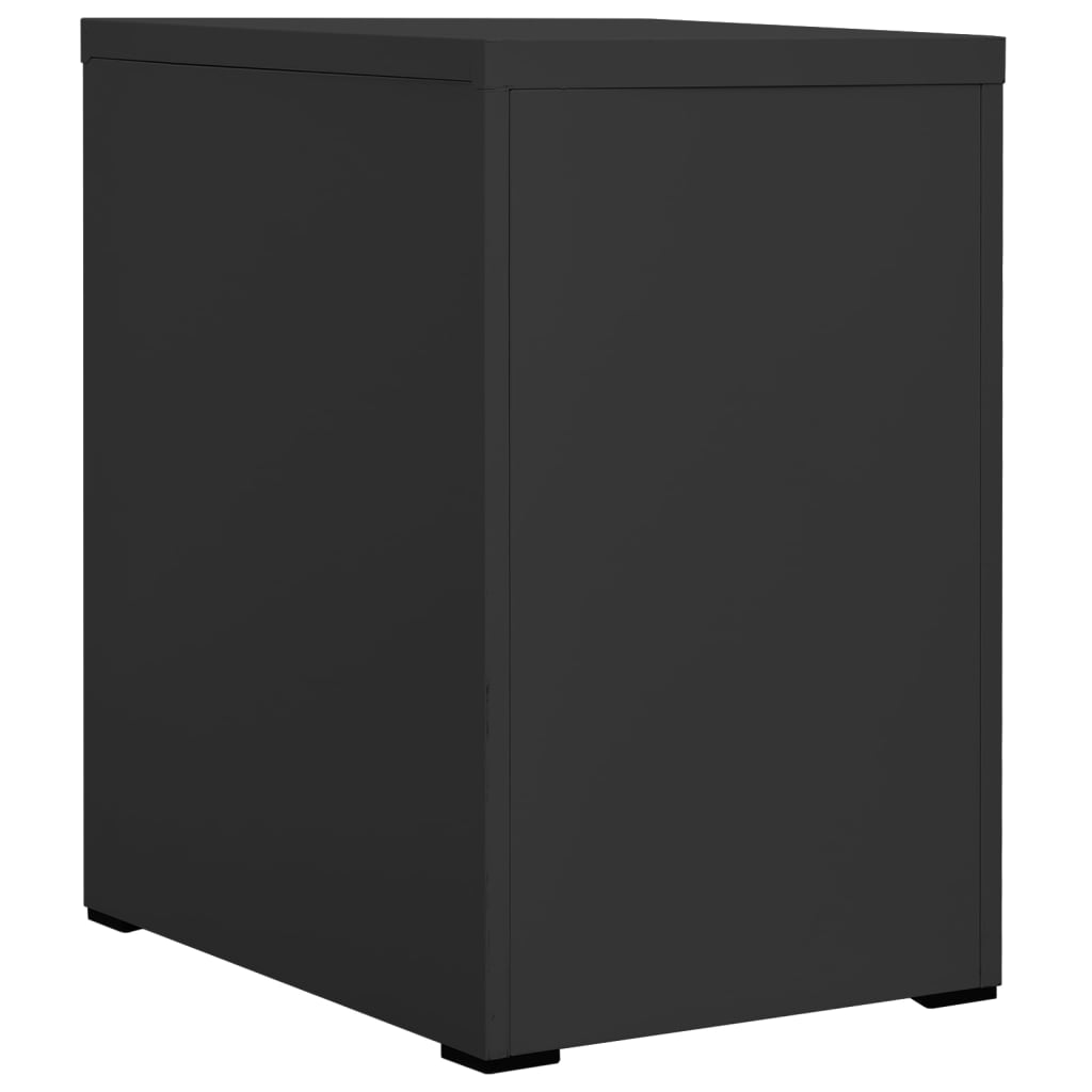 Filing Cabinet Anthracite 46X62X72.5 Cm Steel