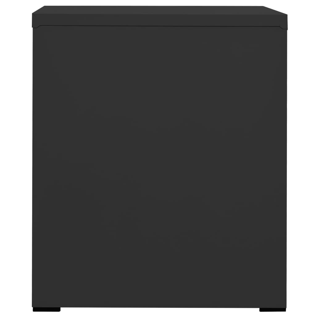 Filing Cabinet Anthracite 46X62X72.5 Cm Steel