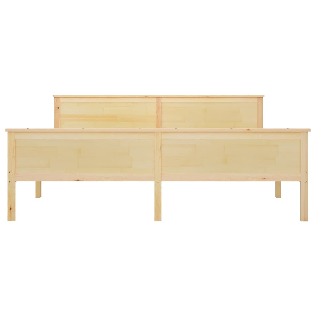 Bed Frame Solid Wood Pine 180X200 Cm Super King