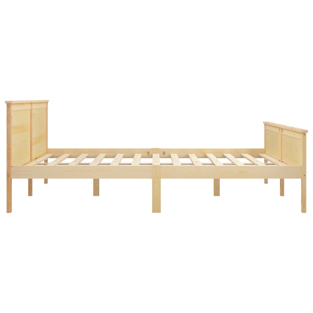 Bed Frame Solid Wood Pine 180X200 Cm Super King