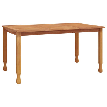 Garden Dining Table 150X90X75 Cm Solid Wood Teak