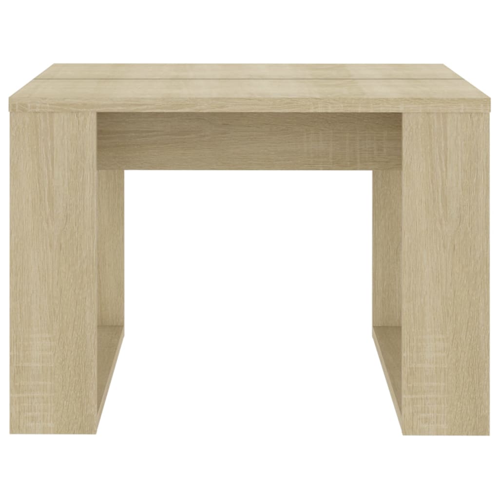 Side Table Sonoma Oak 50X50X35 Cm Engineered Wood