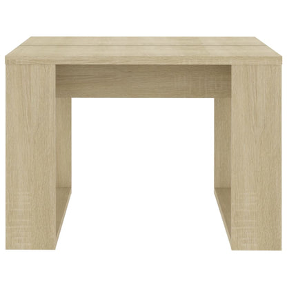 Side Table Sonoma Oak 50X50X35 Cm Engineered Wood